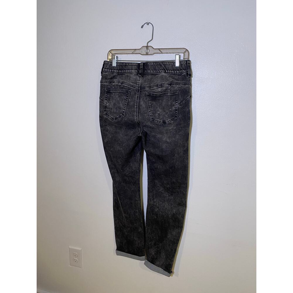 Torrid Black Washed Bombshell Straight Soft Jeans… - image 2